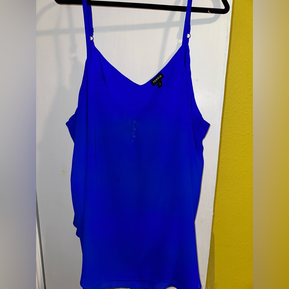 Blue Torried Tank Top